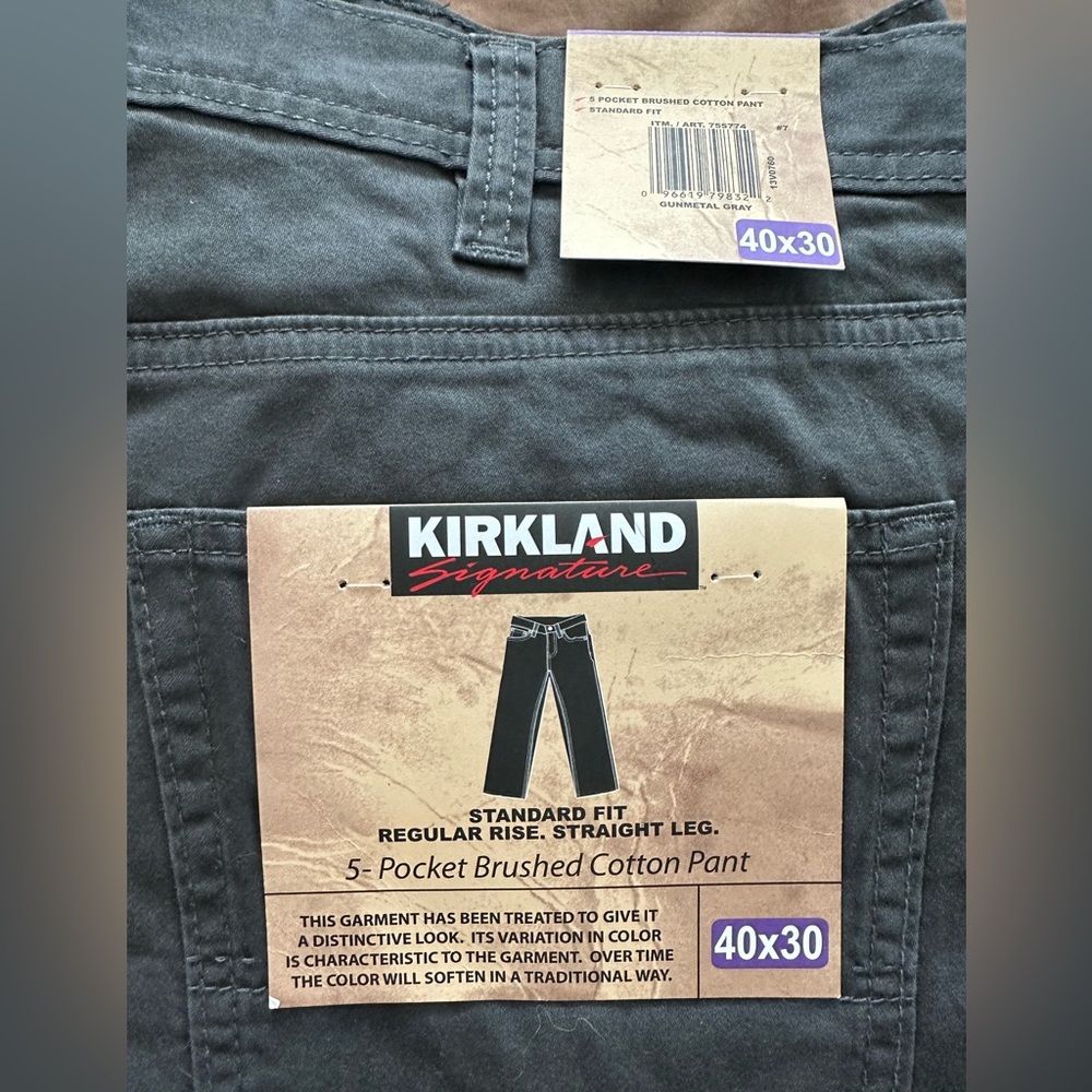 Dark grey pants
